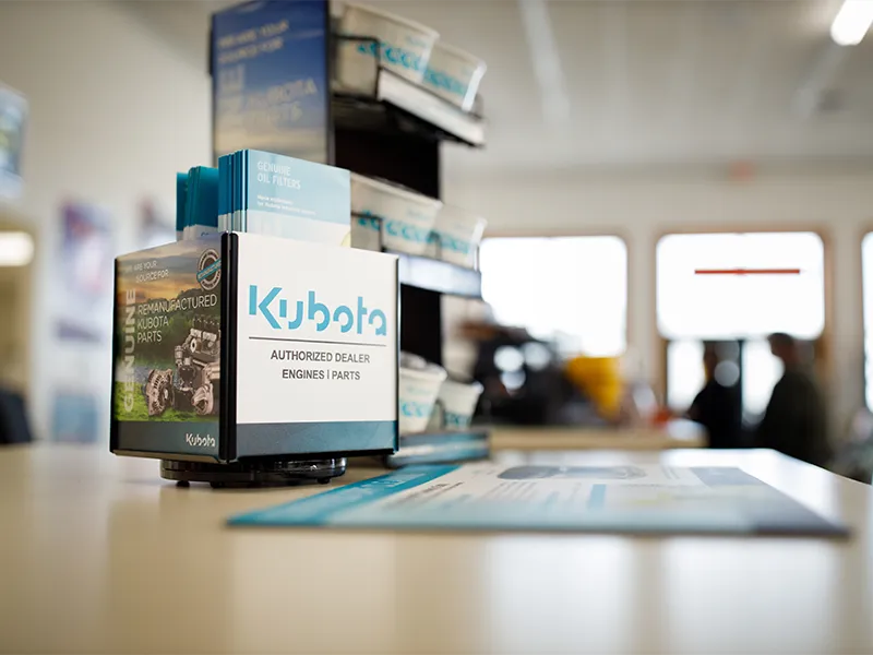Kubota Authorized Dealer Counter Display