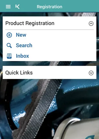 Kubota Service App Registration