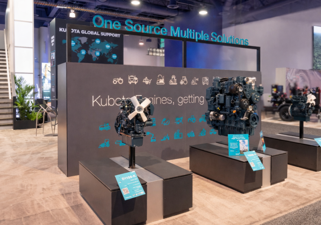Kubota Engine Booth